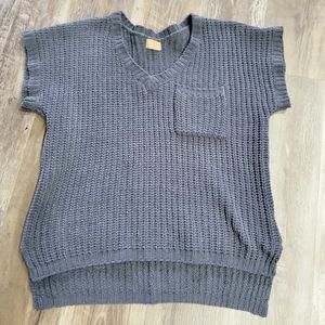 POL dark gray sweater